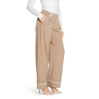 Only Brown Recycled Polyester Casual Pants - Zeiniez