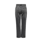 Only Gray Cotton Mom Jeans - Zeiniez