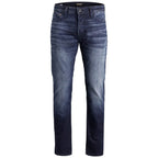 Jack Jones Blue Cotton Relaxed Fit Jeans - Zeiniez
