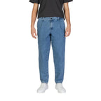 Jack Jones Blue Cotton Relaxed Fit Jeans - Zeiniez