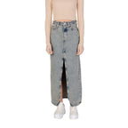 Calvin Klein Jeans Blue Cotton Long Skirt - Zeiniez