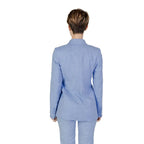 Sandro Ferrone Blue Viscose Blazer - Zeiniez