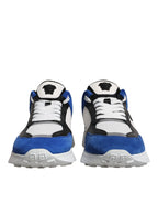 Versace Multicolor Canvas Quad Fabric Medusa Low Top Sneakers Shoes - Zeiniez