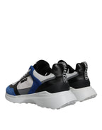 Versace Multicolor Canvas Quad Fabric Medusa Low Top Sneakers Shoes - Zeiniez