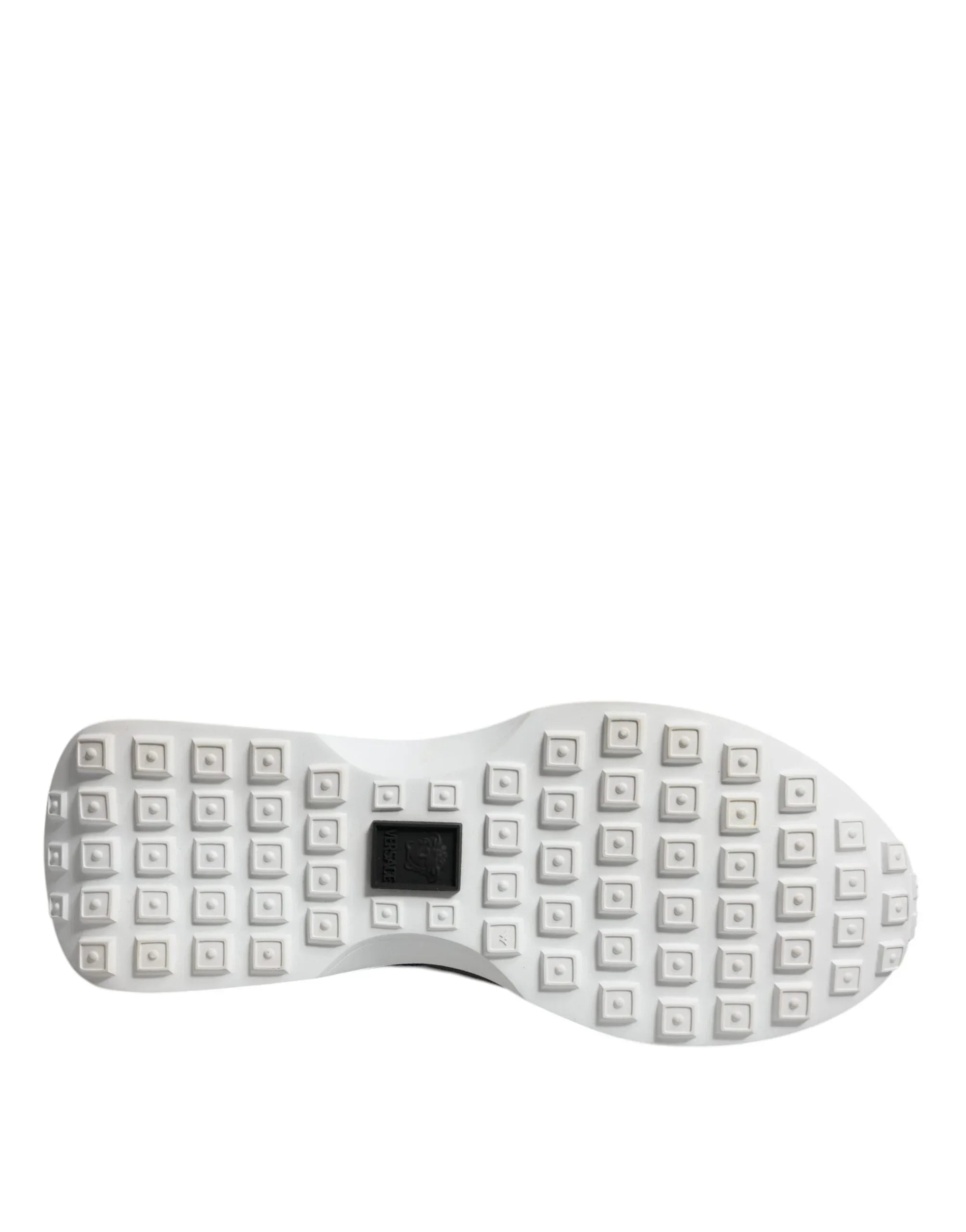 Versace Multicolor Canvas Quad Fabric Medusa Low Top Sneakers Shoes - Zeiniez