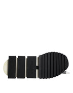Dolce & Gabbana Black White Logo Sorrento Mens Sneakers Shoes - Zeiniez