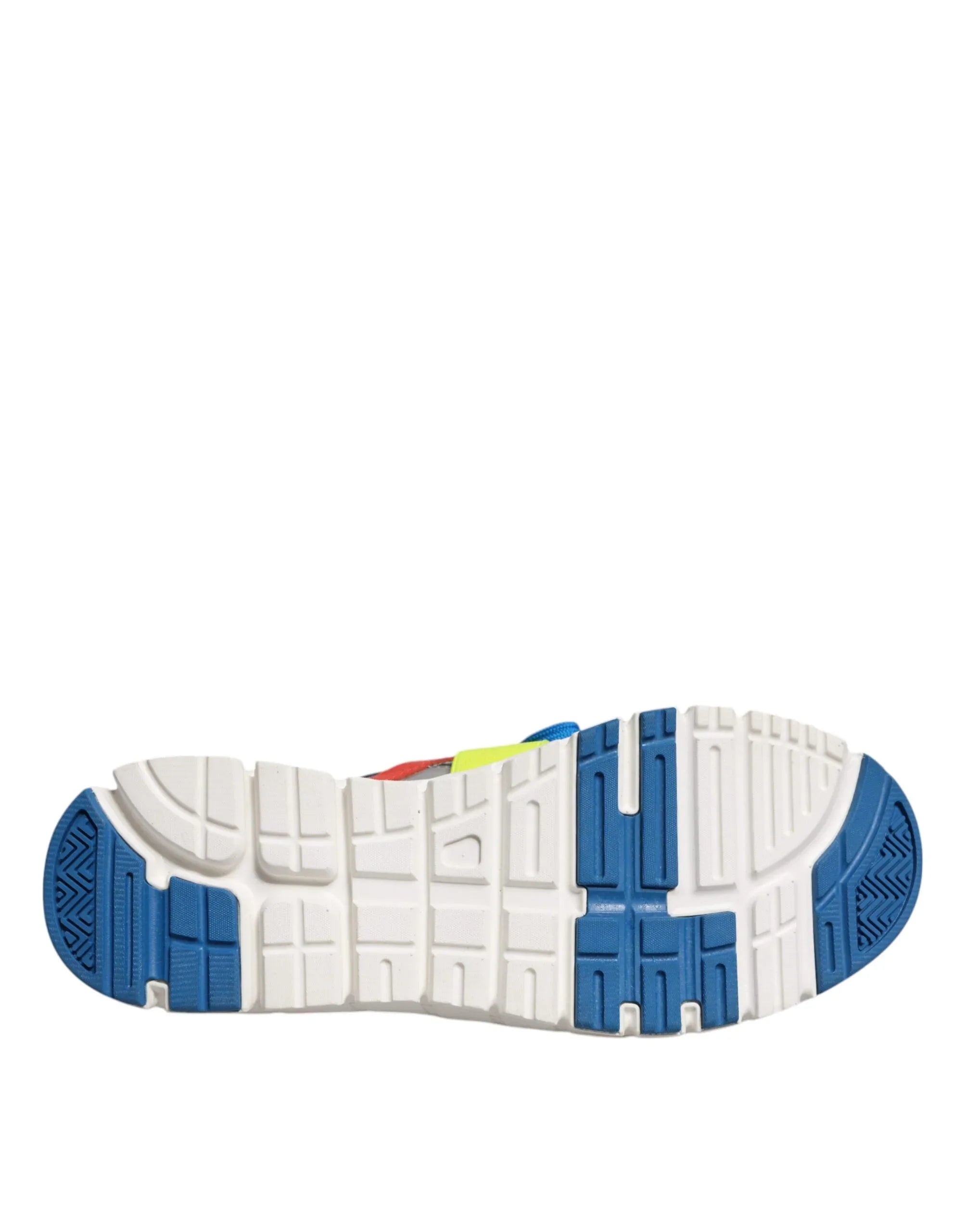 Dolce & Gabbana Multicolor Leather Suede Low Top Sneakers Shoes - Zeiniez