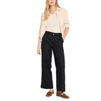 Street One Black Linen Casual Pants - Zeiniez