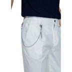 Antony Morato White Cotton Casual Pants - Zeiniez