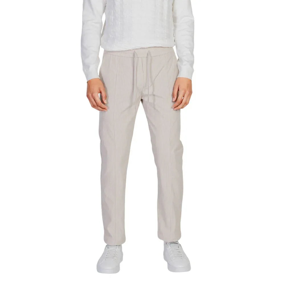 Antony Morato Beige Polyester Casual Pants - Zeiniez
