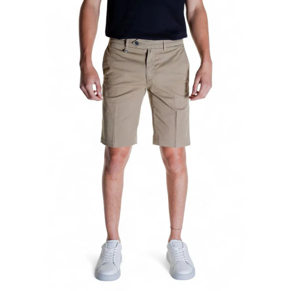 Antony Morato Beige Cotton Bermuda Shorts - Zeiniez