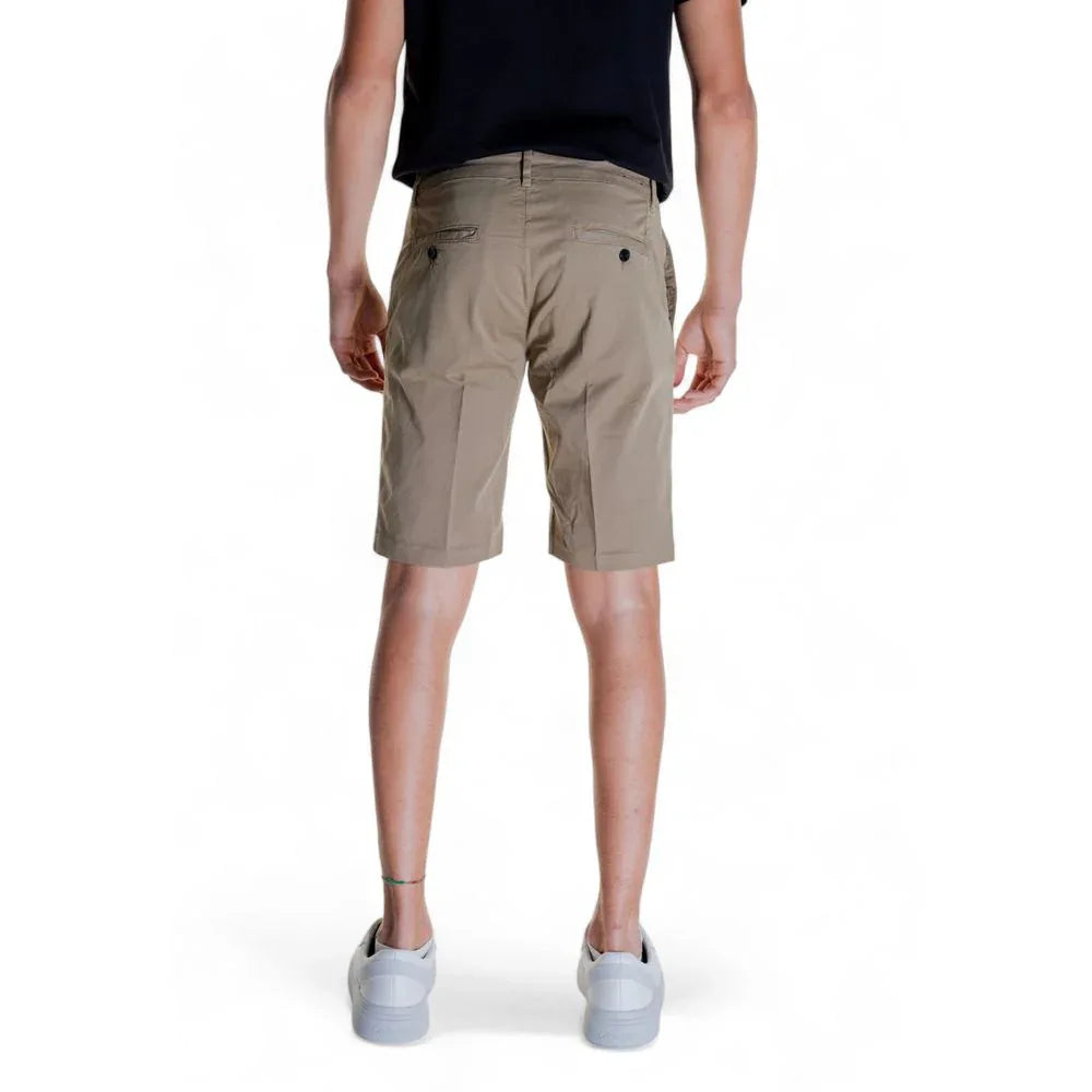 Antony Morato Beige Cotton Bermuda Shorts - Zeiniez