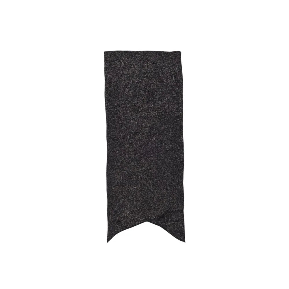 Pieces Black Recycled Polyester Scarf - Zeiniez