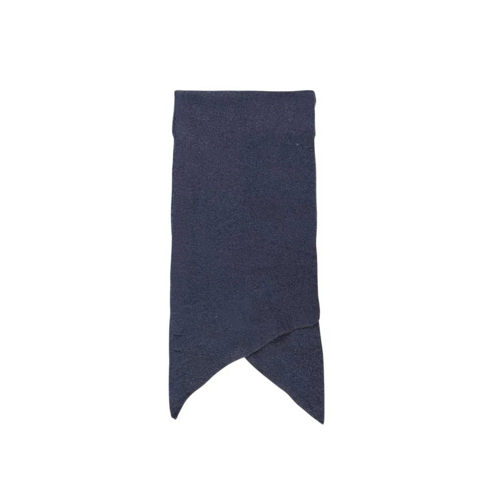 Pieces Blue Recycled Polyester Scarf - Zeiniez