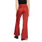 Vero Moda Red Polyester Flared Pants - Zeiniez