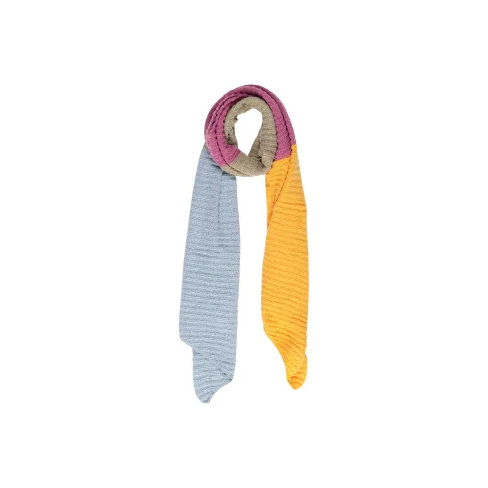Pieces Bicolor Recycled Polyester Scarf - Zeiniez