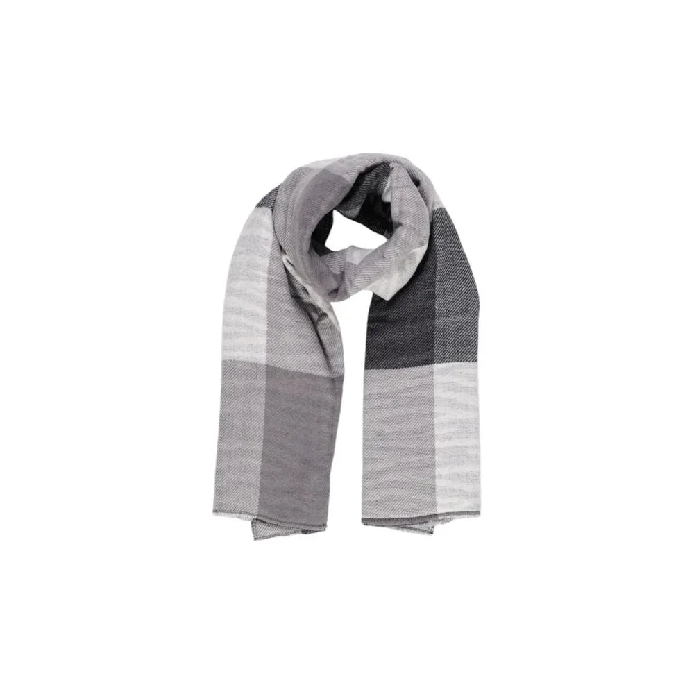 Pieces Black Recycled Polyester Scarf - Zeiniez