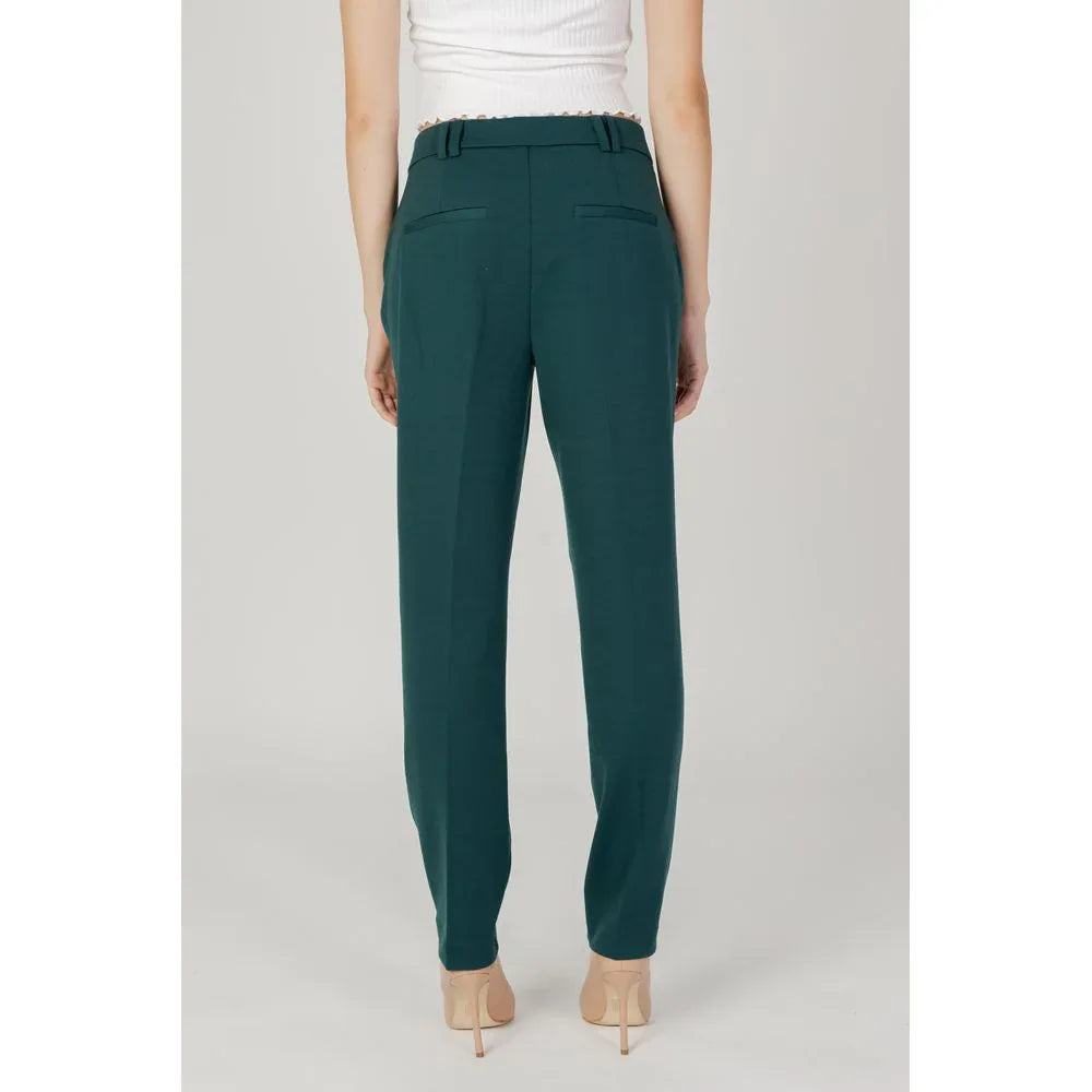 Only Bicolor Polyester Casual Pants - Zeiniez