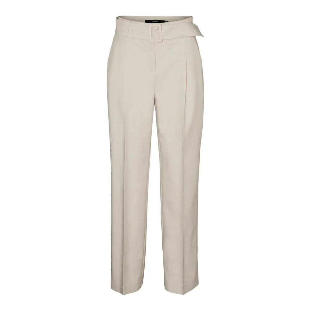Vero Moda Gray Polyester Casual Pants - Zeiniez