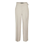 Vero Moda Gray Polyester Casual Pants - Zeiniez