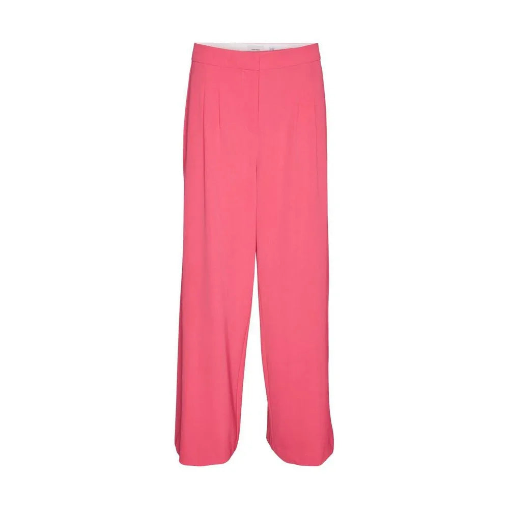 Vero Moda Pink Polyester Casual Pants - Zeiniez