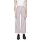 Jacqueline De Yong Gray Viscose Casual Pants - Zeiniez