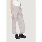 Jacqueline De Yong Gray Viscose Casual Pants - Zeiniez