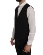 Dolce & Gabbana Black STAFF Cotton Vest - Zeiniez