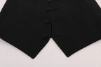 Dolce & Gabbana Black STAFF Cotton Vest - Zeiniez