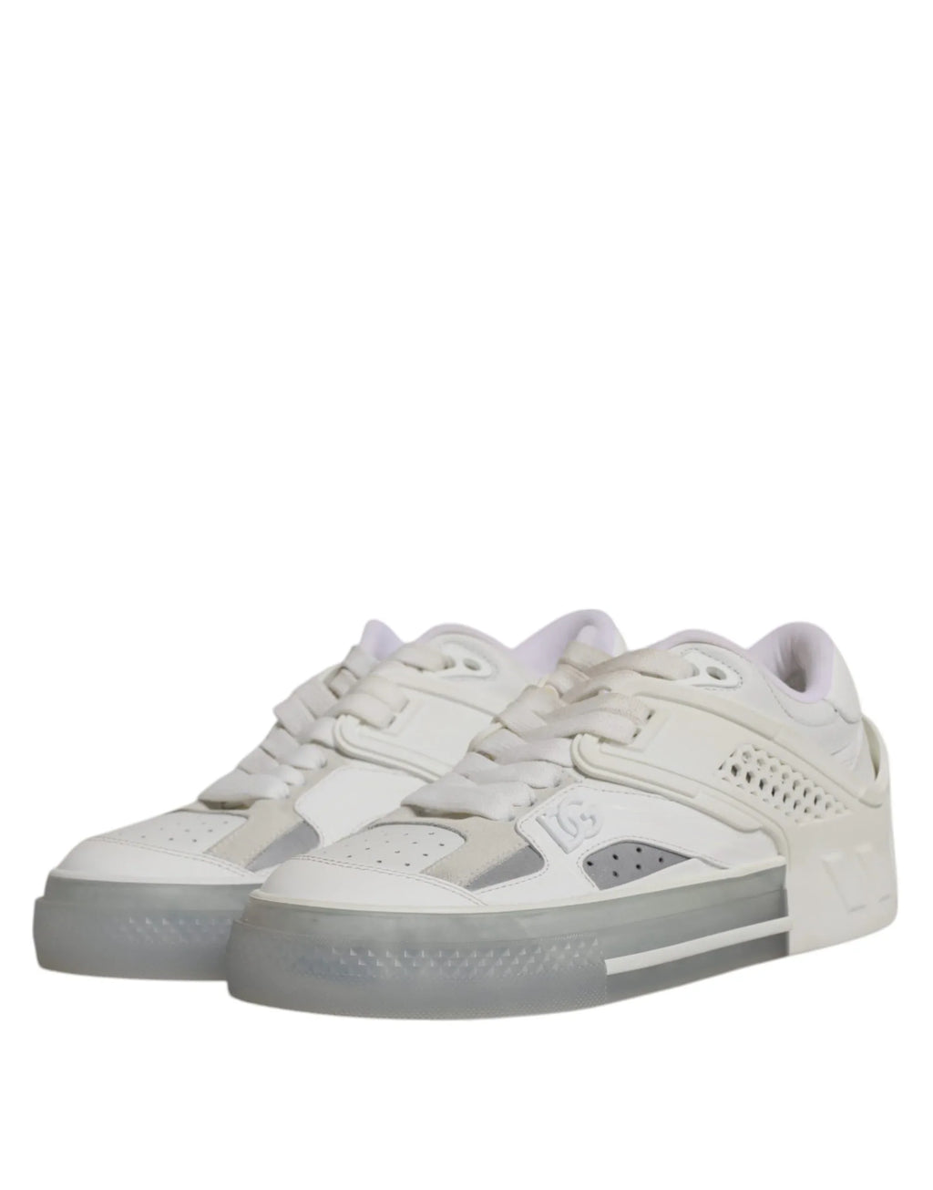 Dolce & Gabbana White DG Logo CUSTOM 2.Zero Sneakers Shoes - Zeiniez