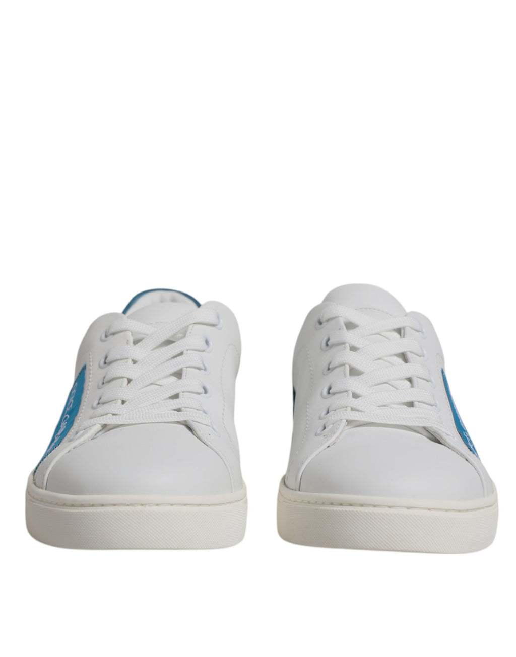 Dolce & Gabbana White London Calf Leather Sneakers Shoes - Zeiniez
