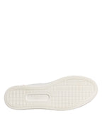 Dolce & Gabbana White London Calf Leather Sneakers Shoes - Zeiniez