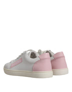 Dolce & Gabbana White Classic Calf Leather Sneakers Shoes - Zeiniez