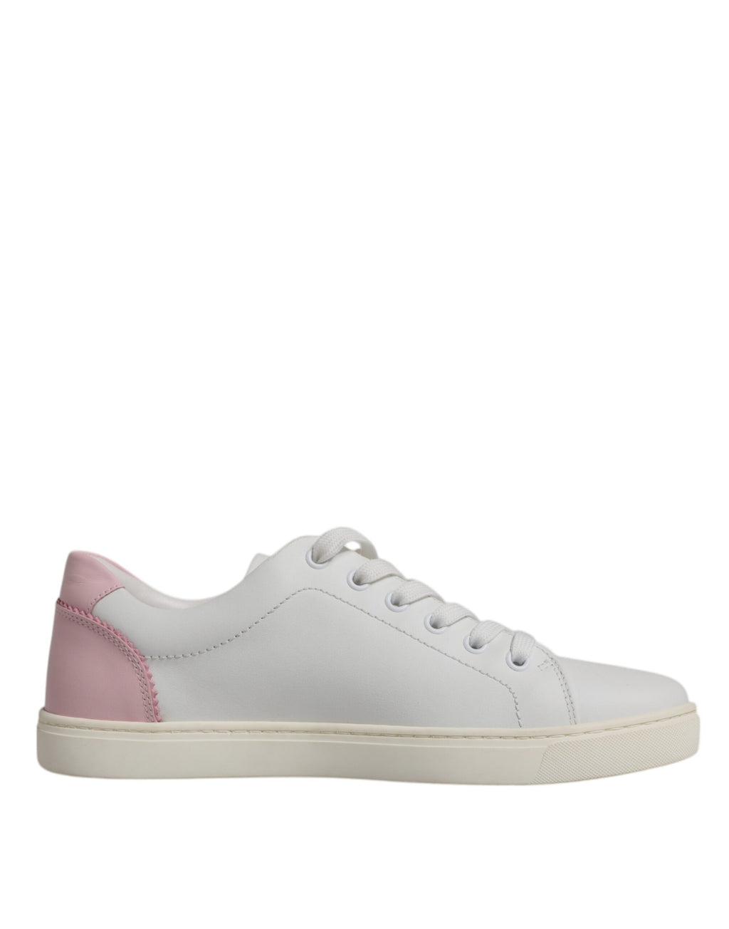 Dolce & Gabbana White Classic Calf Leather Sneakers Shoes - Zeiniez