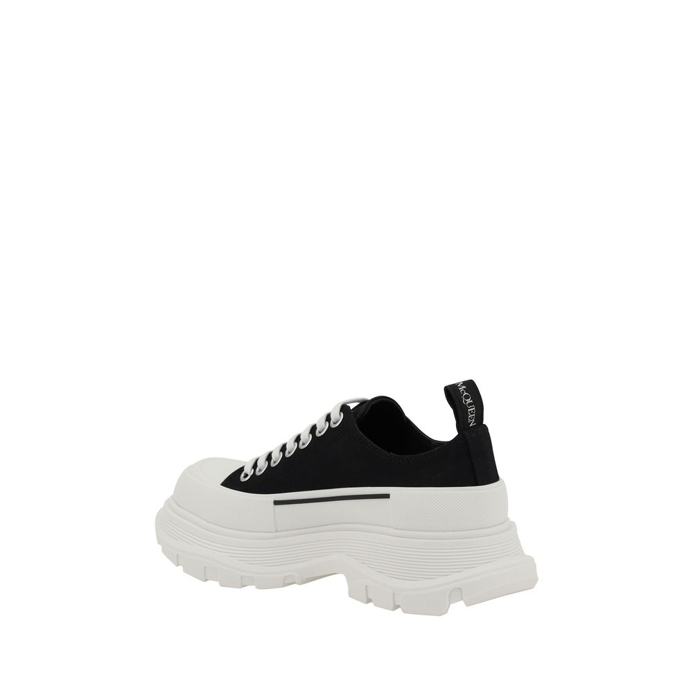 Alexander McQueen Black Rubber Chunky Sneakers - Zeiniez