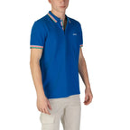 Hugo Boss Blue Cotton Polo Shirt - Zeiniez