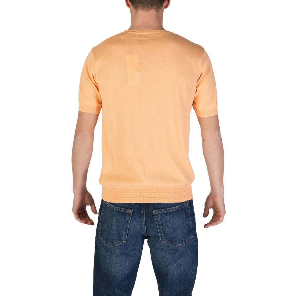 Hamaki-Ho Orange Cotton Sweatshirt - Zeiniez