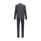 Dsquared² Black Wool Two-Piece Suit
