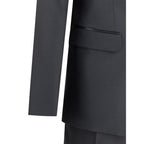 Dsquared² Black Wool Two-Piece Suit