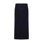 Giorgio Armani Blue Cotton Skirt - Zeiniez
