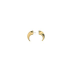 Marine Serre Gold Brass Earrings - Zeiniez