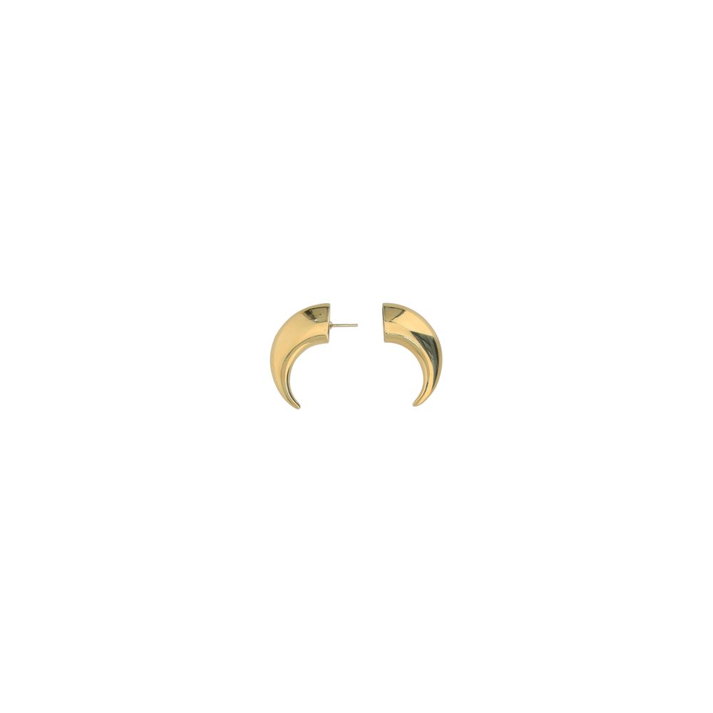 Marine Serre Gold Brass Earrings - Zeiniez