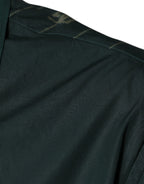 Dolce & Gabbana Green Logo Long Sleeve MARTINI Casual Shirt - Zeiniez