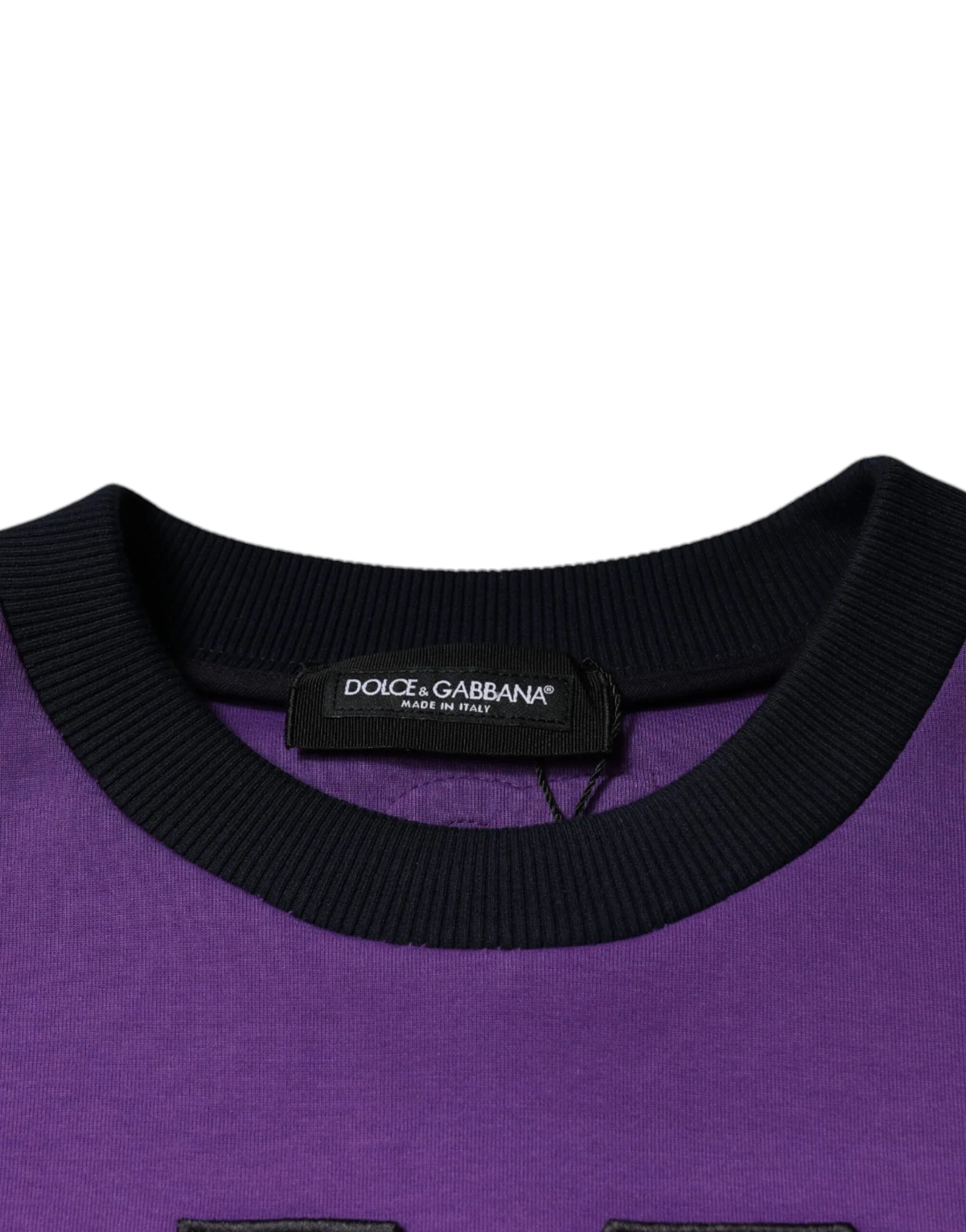 Dolce & Gabbana Multicolor Crew Neck Men Sweatshirt Sweater - Zeiniez