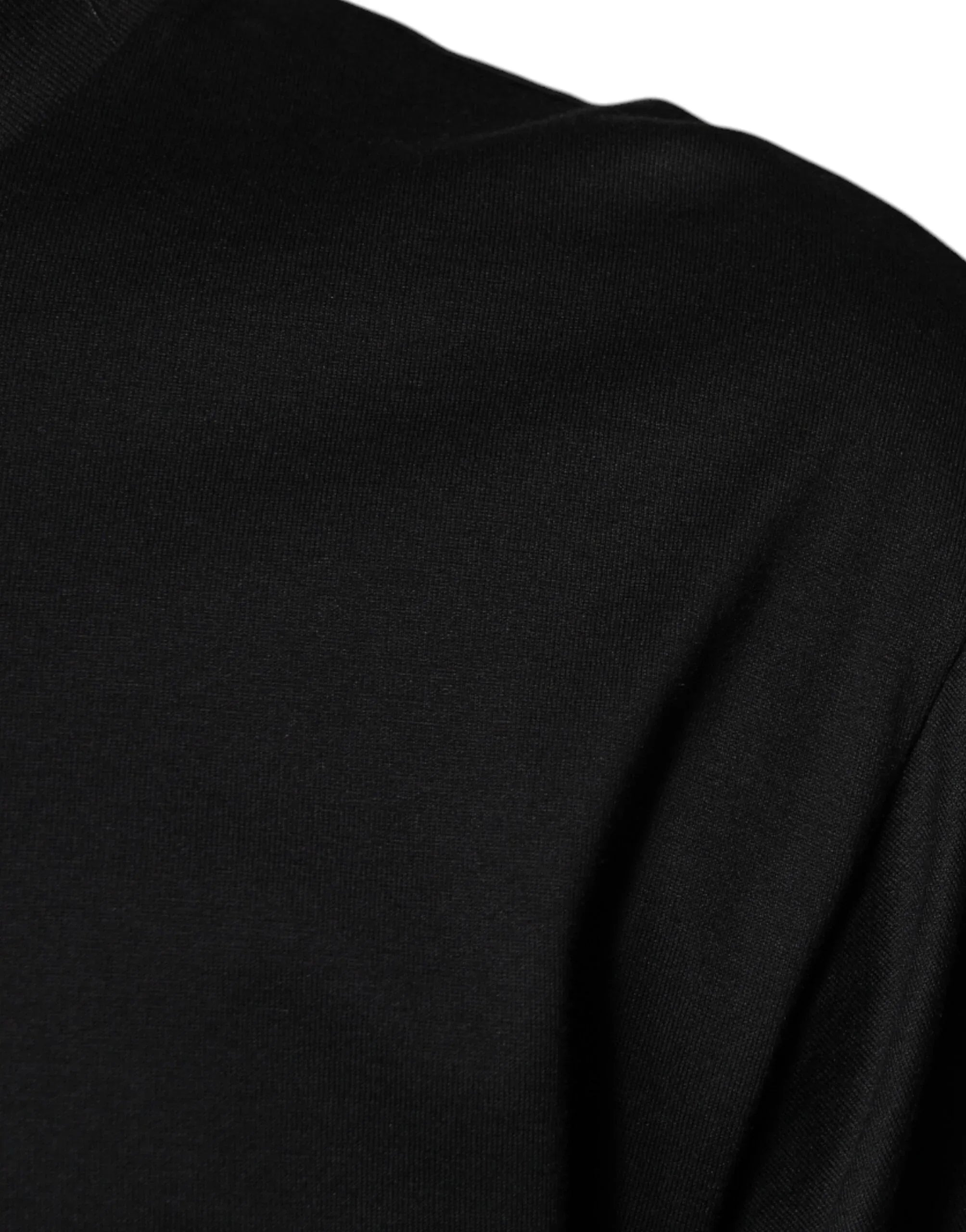 Dolce & Gabbana Black Cotton Crew Neck Short Sleeves T-shirt - Zeiniez