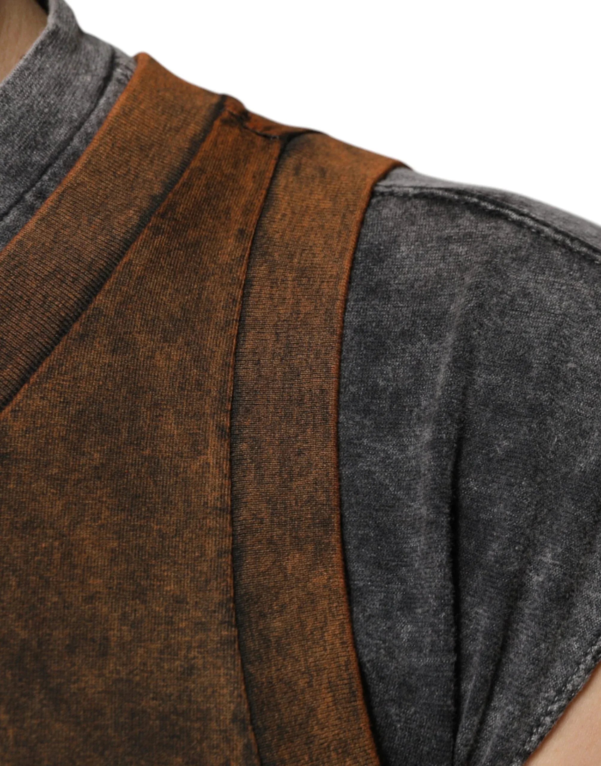 Dolce & Gabbana Brown Cotton Crew Neck Sleeveless T-shirt - Zeiniez