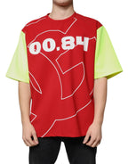 Dolce & Gabbana Multicolor Logo Cotton Men Crew Neck T-shirt - Zeiniez