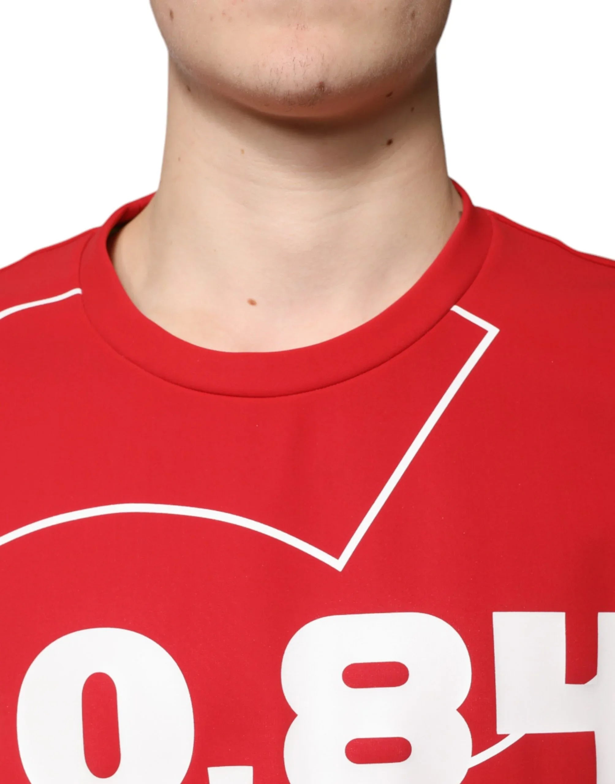 Dolce & Gabbana Multicolor Logo Cotton Men Crew Neck T-shirt - Zeiniez