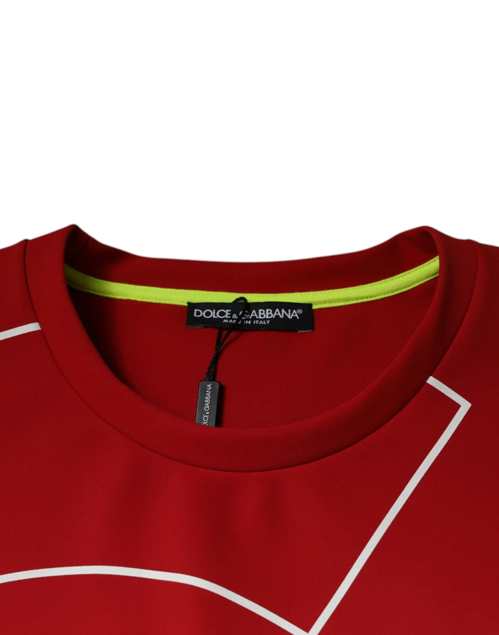 Dolce & Gabbana Multicolor Logo Cotton Men Crew Neck T-shirt - Zeiniez