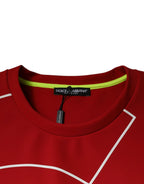 Dolce & Gabbana Multicolor Logo Cotton Men Crew Neck T-shirt - Zeiniez